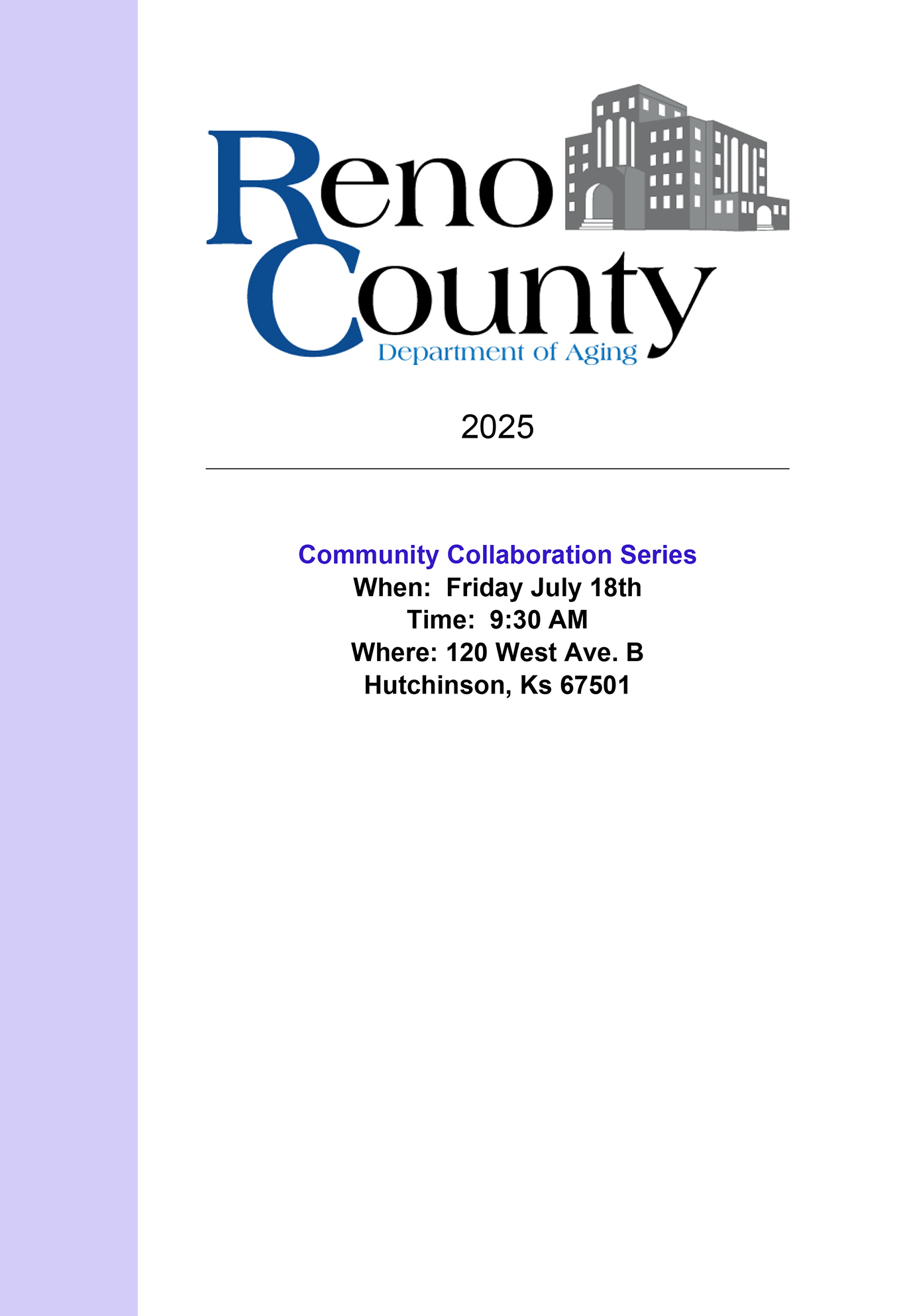 You're Invited to an Empowering Morning of Insight at the Community Collaboration Series July 18 - News Image